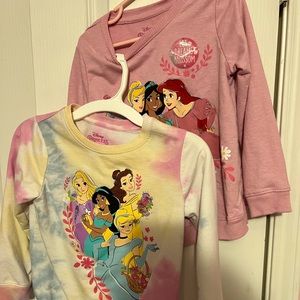 Disney Princess Sweaters. Girls size 7.